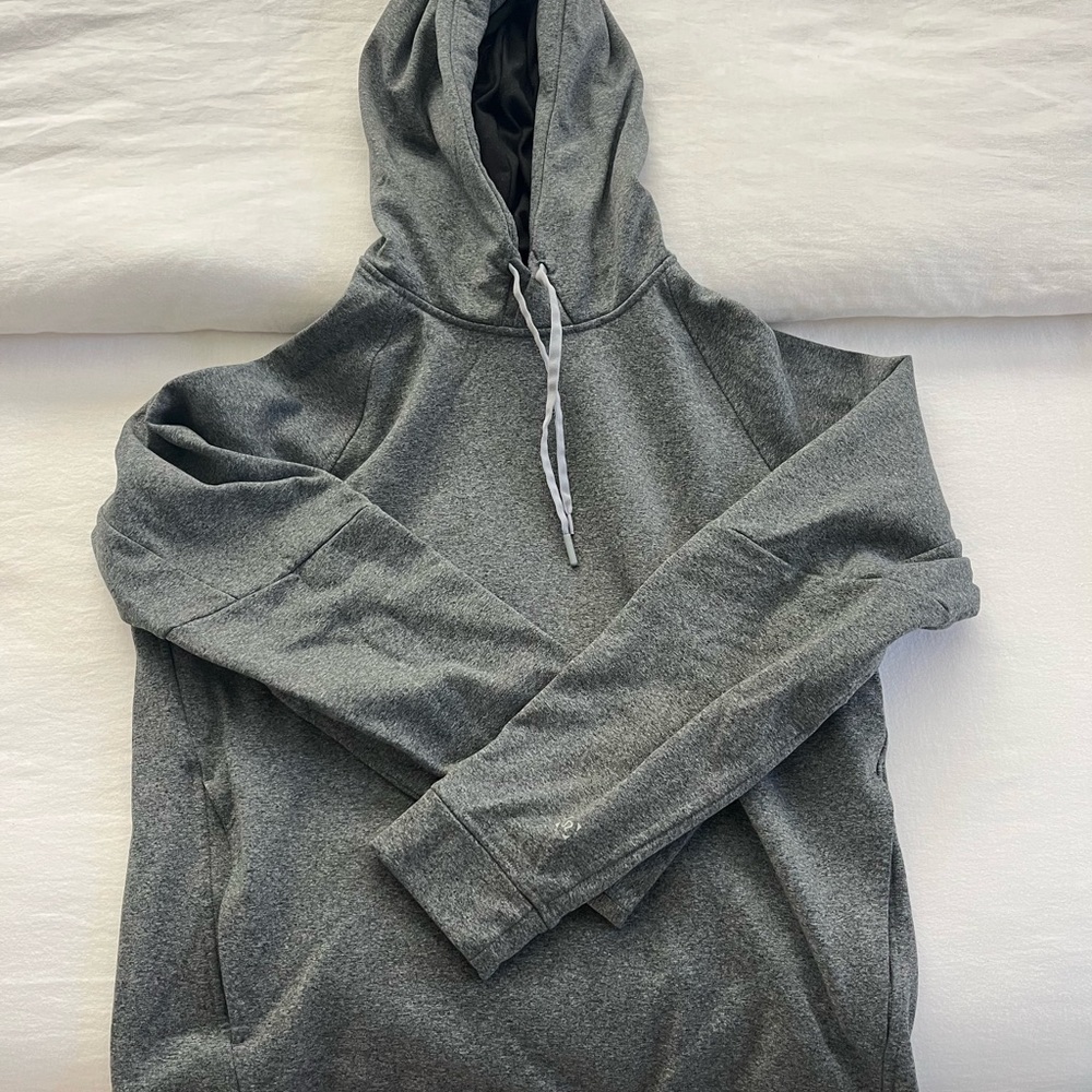 Men’s Lululemon City Sweat Pullover Hoodie Heathered Grey Size Medium